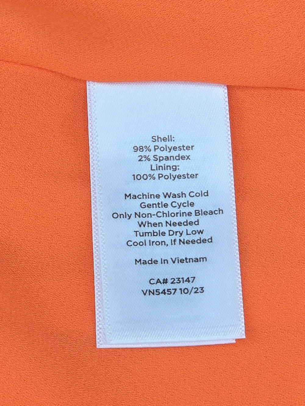 Talbots Orange & Pink Floral V Neck Flutter Sleeve Midi Dress Size 10P 10 Petite - Picture 8 of 10